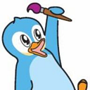 Painted Penguin logo